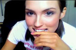 MEGA Beautiful girl in a webcam anal stretch!